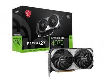 MSI GeForce RTX 4070 VENTUS 2X E 12G OC Тбилиси - изображение 1