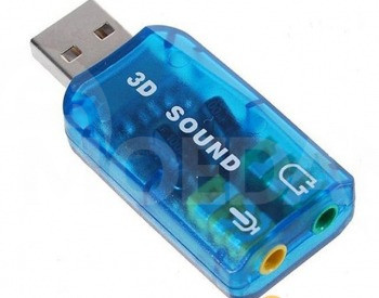 USB SOUND CARD 5.1 ხმის პლატა თბილისი - photo 1