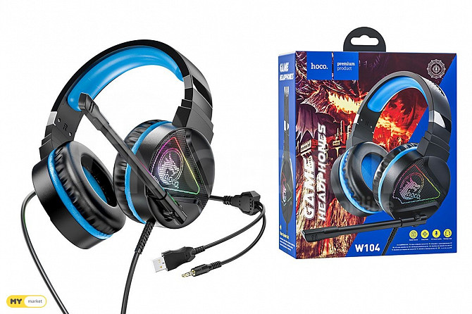 Hoco W104 Wired gaming Headset headset for games Tbilisi - photo 2