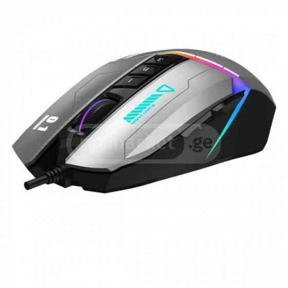 მაუსი A4tech Bloody W60 Max RGB Gaming Mouse Gun Grey თბილისი