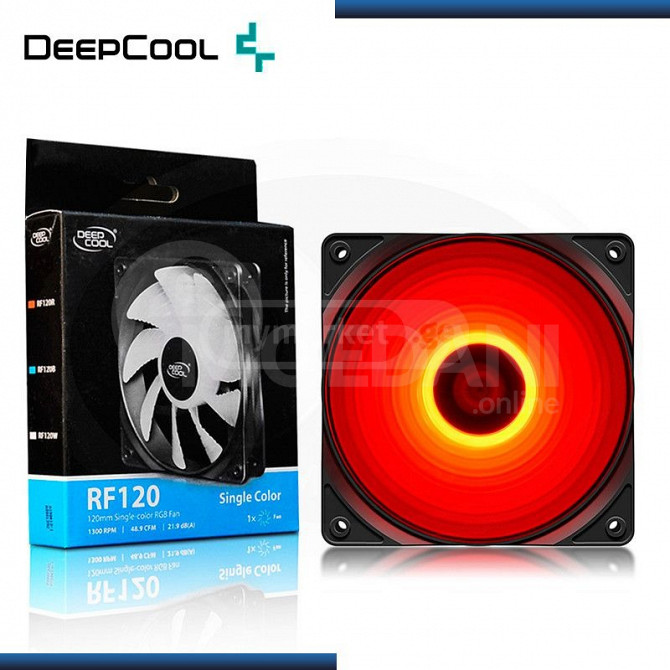 DEEPCOOL RF120R 120mm ქეისის ქულერი Case Cooler თბილისი - photo 1