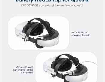 Oculus Quest 2 Elite Head Strap with 6800Mh Battery თბილისი