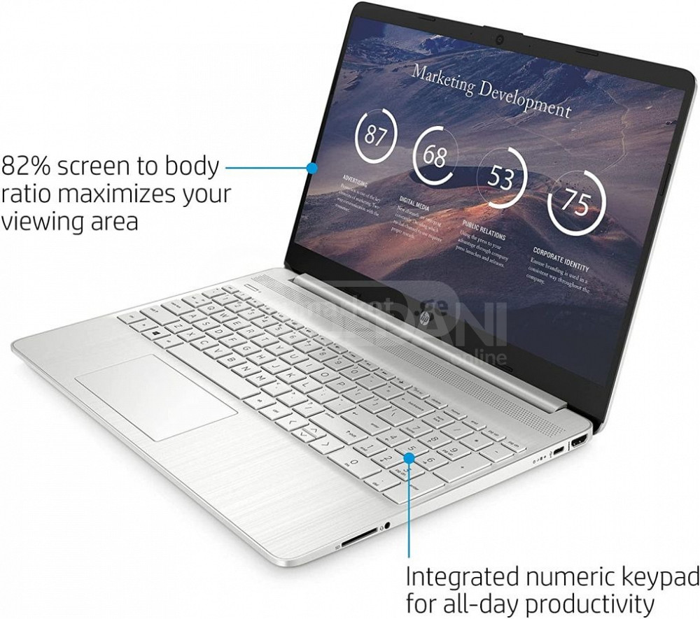 ნოუთბუქი HP Laptop 16gb ram 512gb ssd Ryzen 5 5500u თბილისი - photo 6