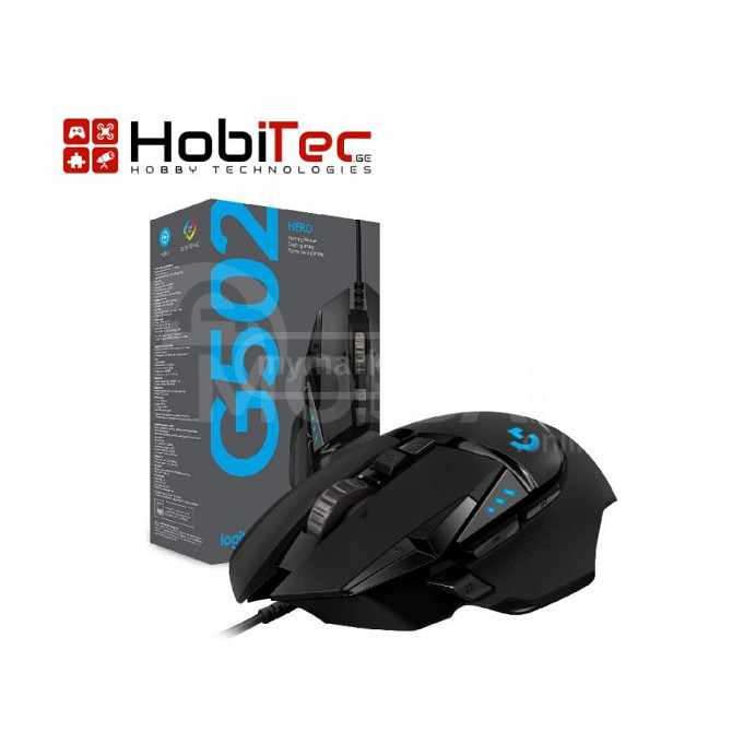 Logitech G502 HERO Gaming Mouse მაუსი თბილისი - photo 1