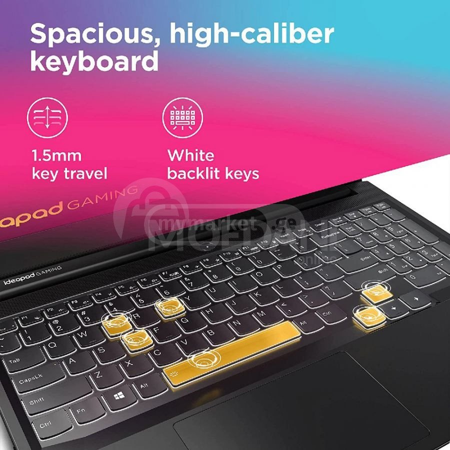 Игровой ноутбук Lenovo Ryzen 5 5600H с оперативной памятью 16 ГБ Тбилиси - изображение 3