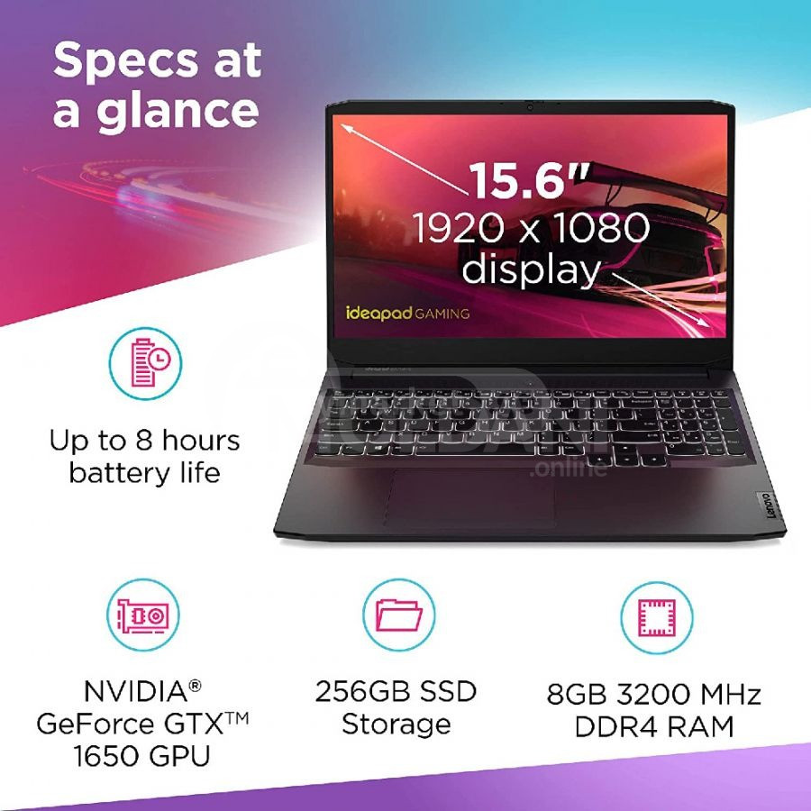 Игровой ноутбук Lenovo Ryzen 5 5600H с оперативной памятью 16 ГБ Тбилиси - изображение 5