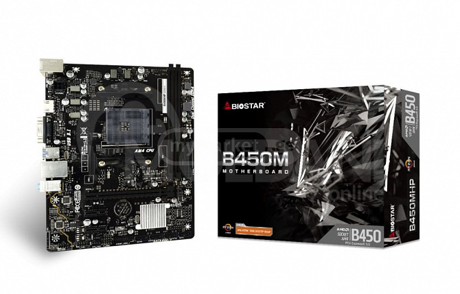 Biostar B450MHP Ver6.1 AM4 AMD Motherboard თბილისი - photo 2