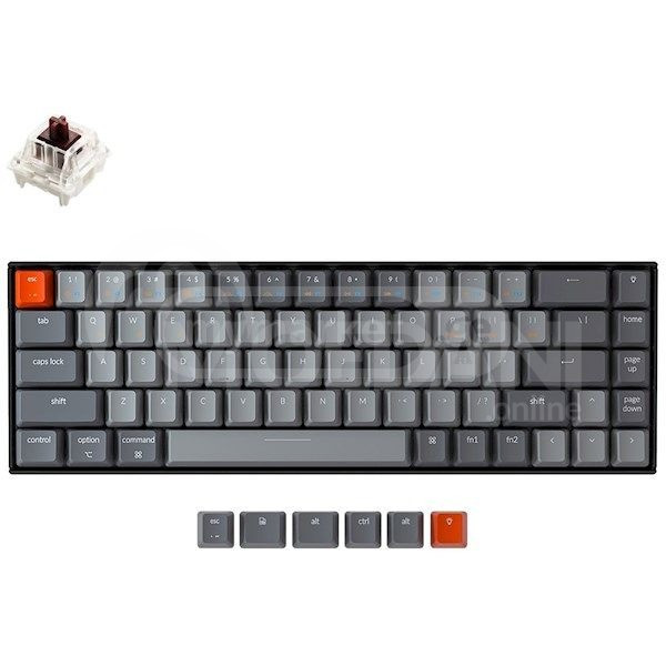 Keychron K6O3, Gateron Brown, Wireless, USB, BT, Gaming Keyb Tbilisi - photo 1