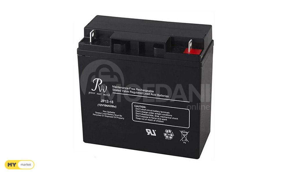 JOPOWER JP12-18 12 В 18 Ач аккумулятор Тбилиси - изображение 1