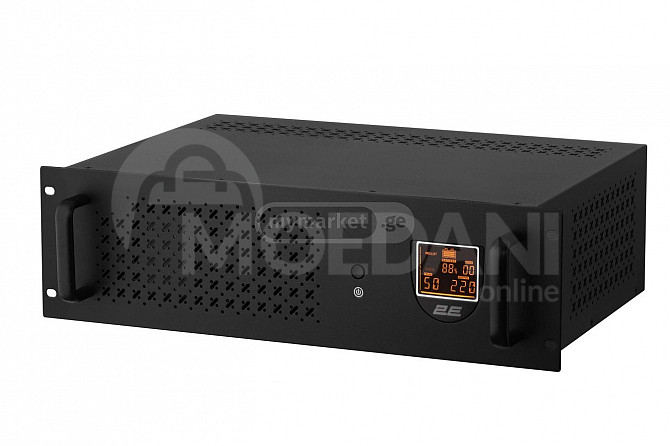 უწყვეტი კვების წყარო UPS 2000VA / 1200W RM 3U, LCD, USB თბილისი - photo 1