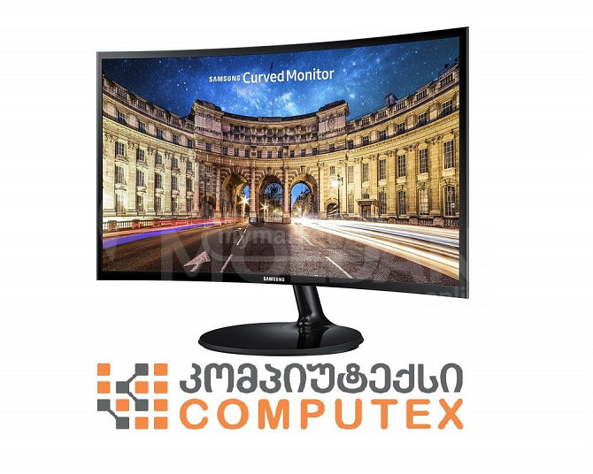 24-дюймовый изогнутый монитор Samsung LC24F390FHIXCI Тбилиси - изображение 1