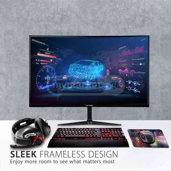 ViewSonic 27" OMNI Curved 2K 1ms 165Hz Gaming Monitor თბილისი