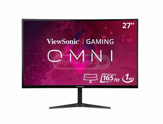 ViewSonic 27" OMNI Curved 2K 1ms 165Hz Gaming Monitor Тбилиси