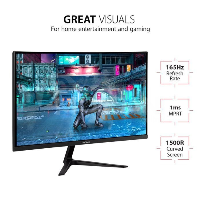 ViewSonic 27" OMNI Curved 2K 1ms 165Hz Gaming Monitor თბილისი - photo 2