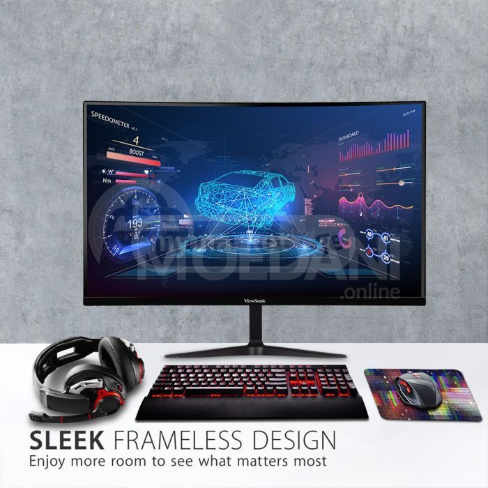 ViewSonic 27" OMNI Curved 2K 1ms 165Hz Gaming Monitor თბილისი - photo 3