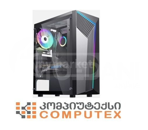 ✅ Gaming PC i3-12100F H610 DDR4-8GB RX6400-4GB 512GB Tbilisi - photo 1