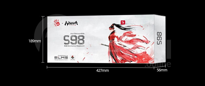 Клавиатура Bloody S98 Naraka RGB МЕХАНИЧЕСКАЯ КЛАВИАТУРА Red Switch BLMS Тбилиси - изображение 2