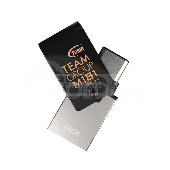 USB Flash Card Team Group 64GB M181 Type-C OTG Flash Drive USB 3.1 Gen 1 + Tbilisi - photo 1