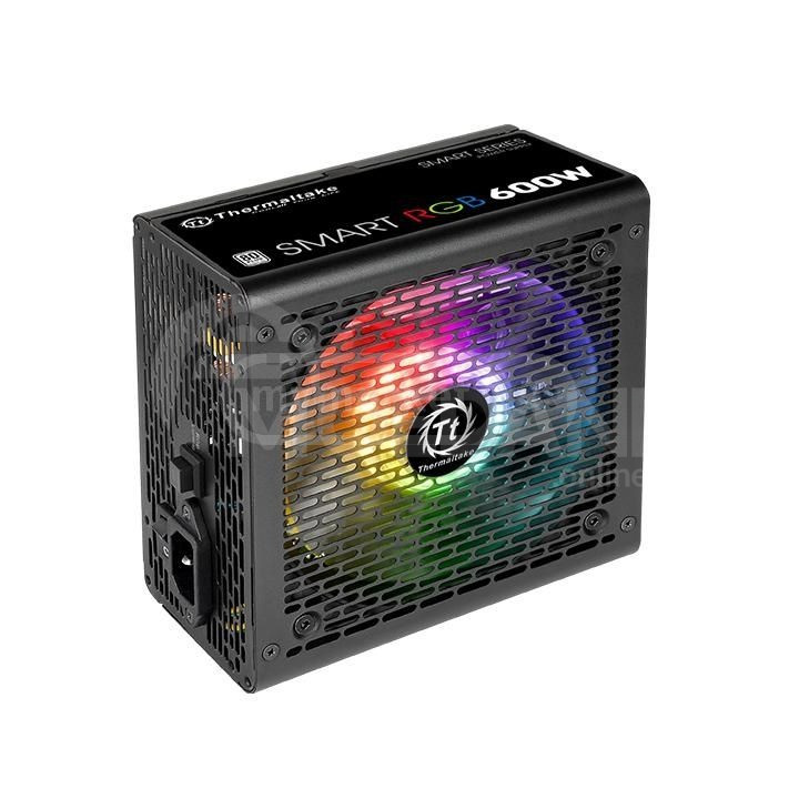 Блок питания Thermaltake SMART RGB 600W/80 плюс кабели в оплетке Тбилиси - изображение 2