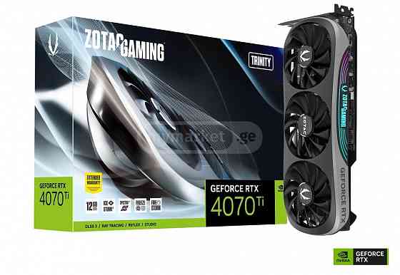 გაუხსნელი! Zotac 4070 TI 12GB Tbilisi