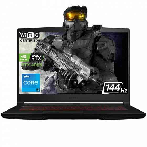 MSI GF63 15.6" fhd 144hz Gaming Laptop i5-12450h, RTX 4050 თბილისი