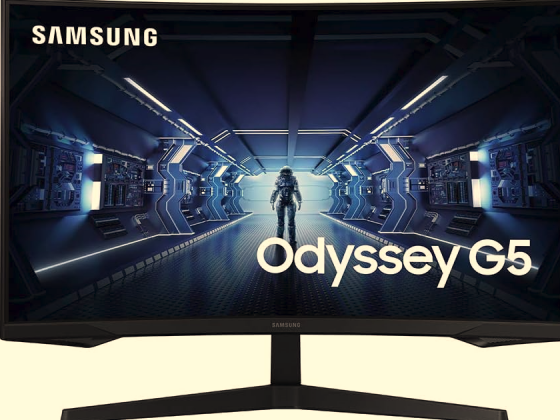 მონიტორი – Samsung Odyssey G5, 27″ 165Hz Curved Gaming Monit თბილისი