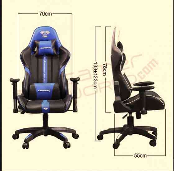 სავარძელი : E-Blue EEC412BWAA-IA Gaming Chair / WHITE თბილისი