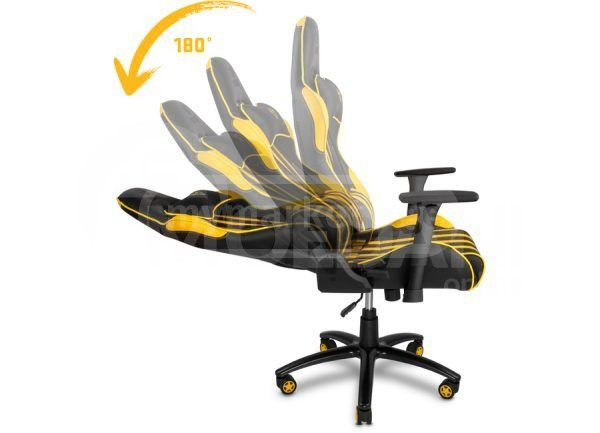 Chair: Yenkee YGC 100YW Sabotage Gaming Chair Yellow Tbilisi - photo 4