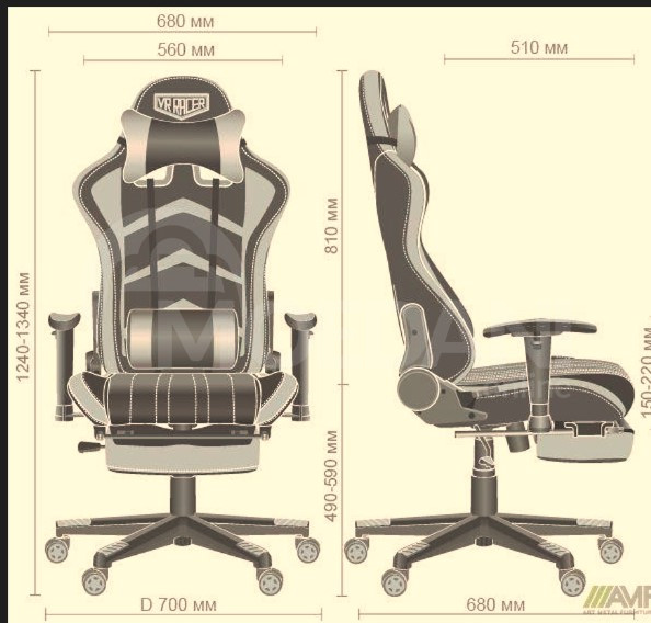 Chair: Yenkee YGC 100YW Sabotage Gaming Chair Yellow Tbilisi - photo 3