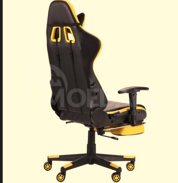 Chair: Yenkee YGC 100YW Sabotage Gaming Chair Yellow Tbilisi - photo 2