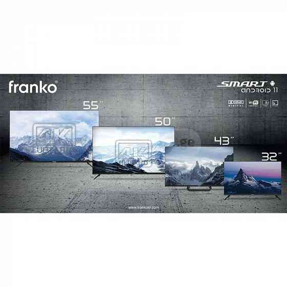 Franko SMART ტელევიზორი FRANKO FTV-43SF1100 43'', FULL HD Тбилиси