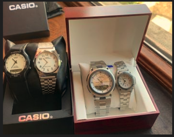 CASIO . dual - time. კაცი - ქალი. ახალი. თბილისი