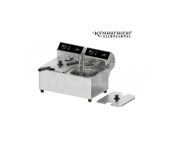 Electric two-chamber deep fryer 2 x 3 l. Tbilisi - photo 1