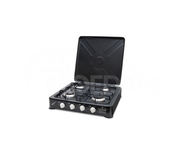 SULTAN 4 კამფორიანი გაზქურა. ფერი:შავი, ყავისფერი,ნაცრისფერი თბილისი - photo 1