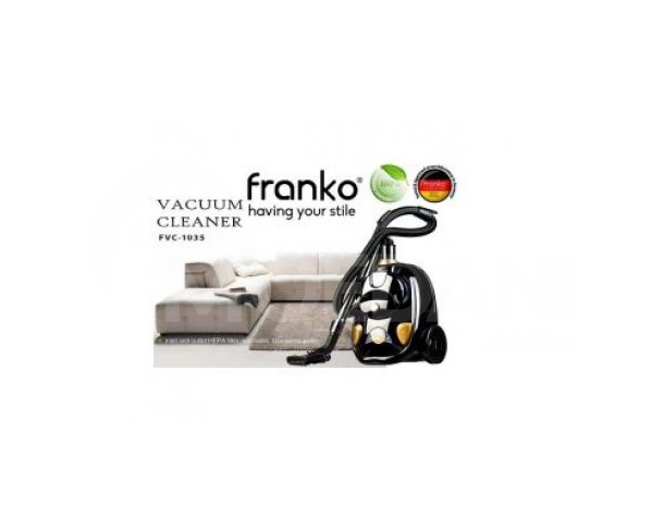 FRANKO FVC1035. Powerful vacuum cleaner with washable container Tbilisi - photo 3