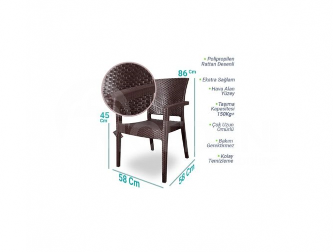 მაგიდა, 4 სკამი, უფასო მიწოდება! CAPUCCINO & RUMBA თბილისი - photo 4