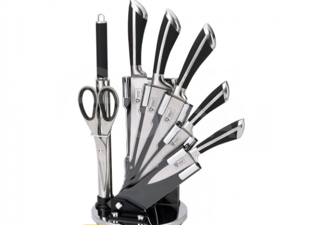 Free Shipping! Stainless steel kitchen knife set Tbilisi - photo 2