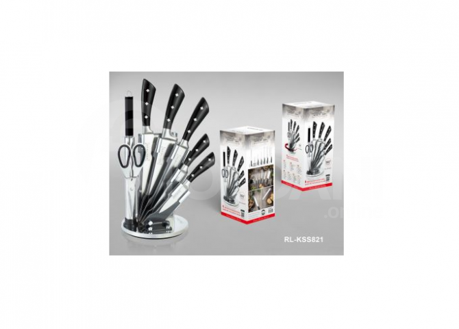 Free Shipping! Stainless steel kitchen knife set Tbilisi - photo 1