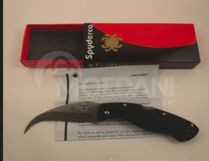 Spyderco სპაიდერკო Civilian G-10 Black Knife / დანა / dana თბილისი - photo 1