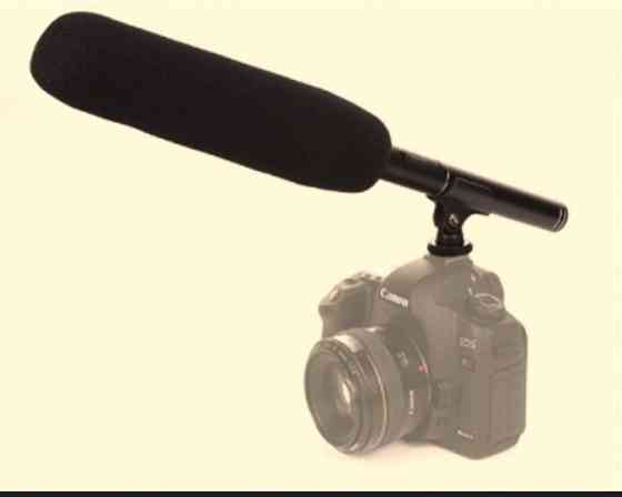 Professional for vlog and boom Video Camera microphone/პროფესიონალური ვლოგის და ბუუმ მიკროფონი თბილისი