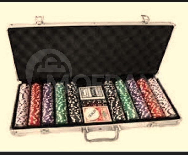 фишки для покера профессиональные/кейс для покера 500 Тбилиси - изображение 1