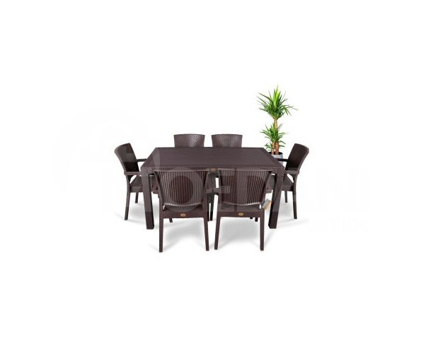 Table, 4 chairs, free shipping! CAPPUCCINO & RUMBA Tbilisi - photo 1