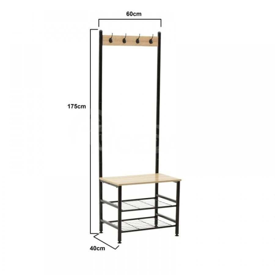 Вешалка для одежды с полкой для обуви, бесплатная доставка! Тбилиси - изображение 2