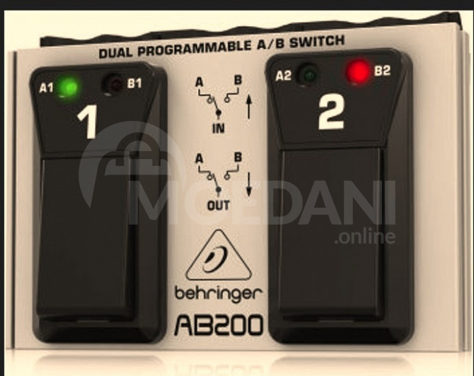 Behringer AB200 Dual CH footswitch გიტარის ეფექტი თბილისი - photo 1