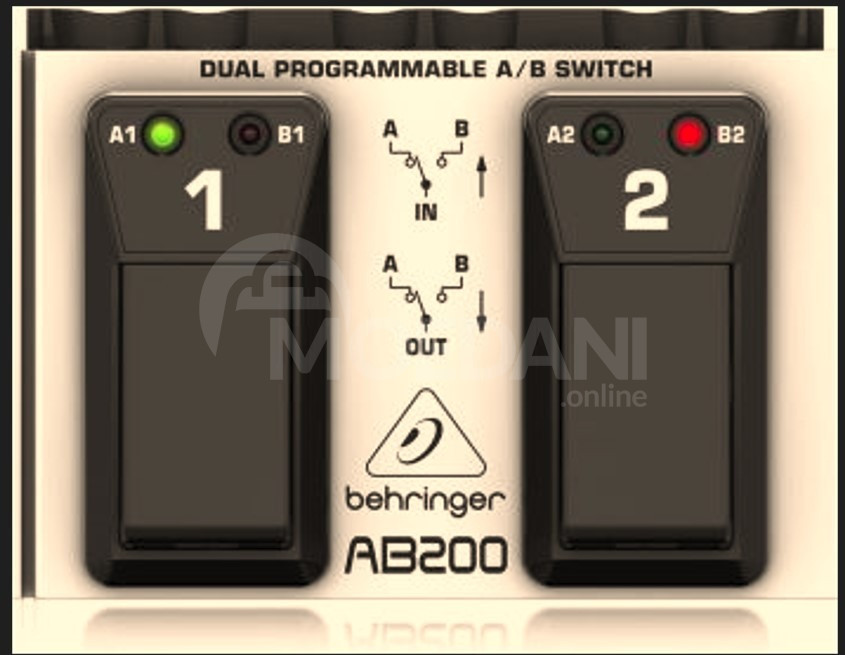 Behringer AB200 Dual CH footswitch guitar effect Tbilisi - photo 3