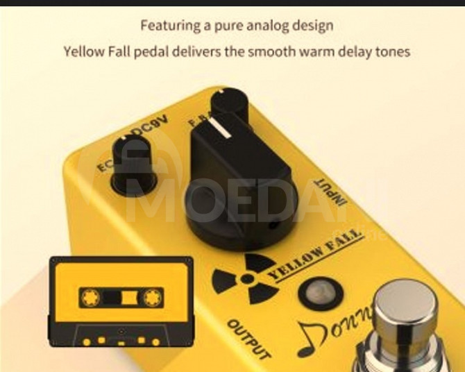 Donner Yellow Fall Delay Guitar Pedal Guitar effect pedal Tbilisi - photo 3