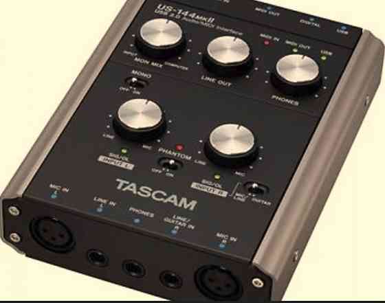 Tascam US-144MKII USB Audio Interface აუდიო ინტერფეისი თბილისი