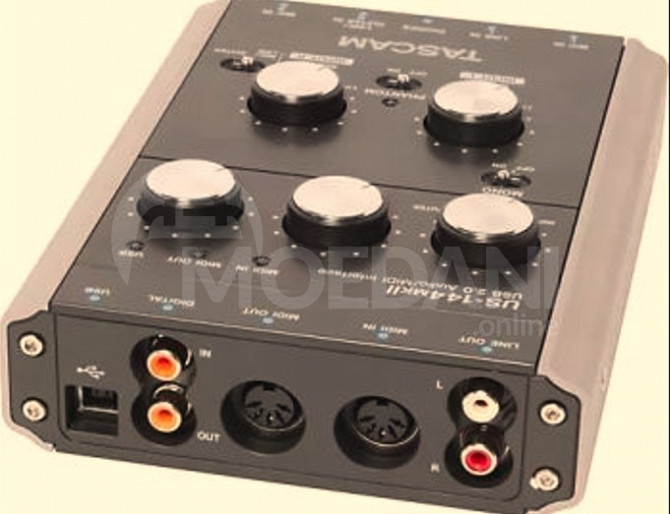 Tascam US-144MKII USB Audio Interface აუდიო ინტერფეისი თბილისი - photo 3