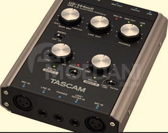 Tascam US-144MKII USB Audio Interface აუდიო ინტერფეისი თბილისი - photo 1