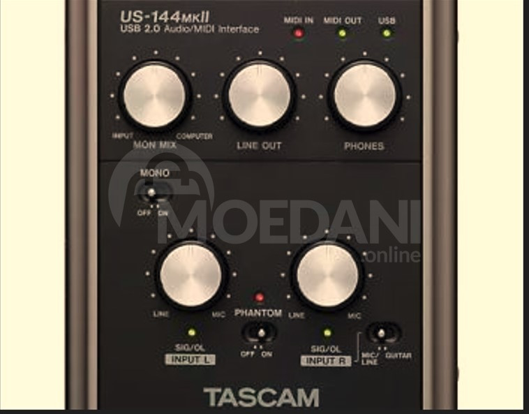 Tascam US-144MKII USB Audio Interface audio interface Tbilisi - photo 2